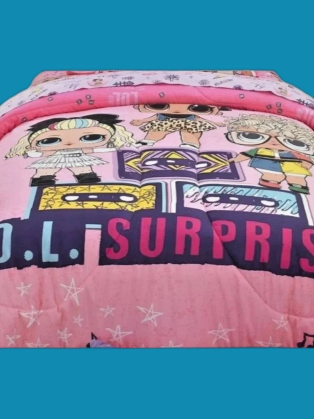 LOL SURPRISE! REMIX Reversible Comforter 2 Piece Set Twin/Full 72 x 86 NEW